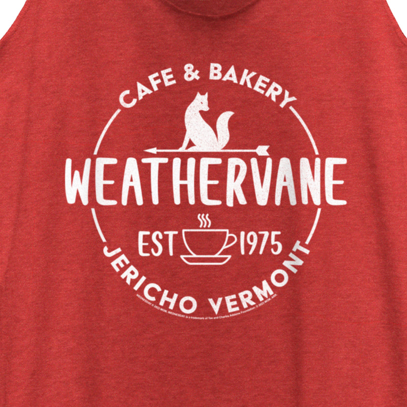 Women's Wednesday Weathervane Cafe Logo Racerback Tank Top