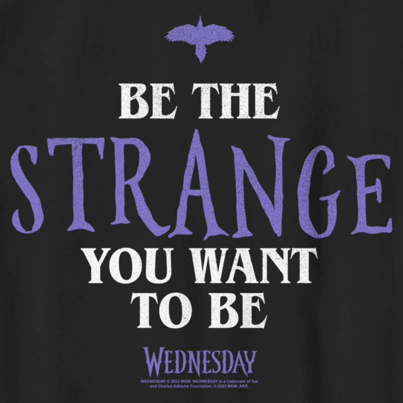 Boy's Wednesday Be the Strange You Want to Be T-Shirt