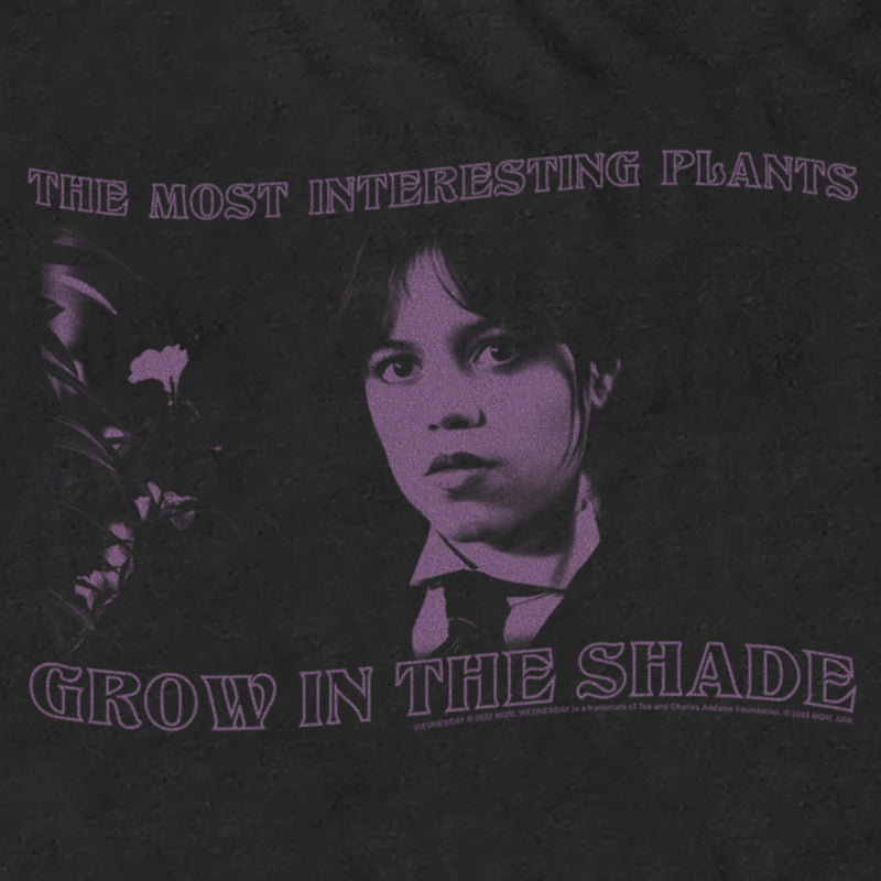 Men's Wednesday The Most Interesting Plants Grow in the Shade Photo T-Shirt