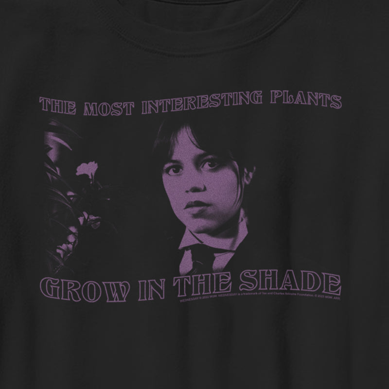 Boy's Wednesday The Most Interesting Plants Grow in the Shade Photo T-Shirt