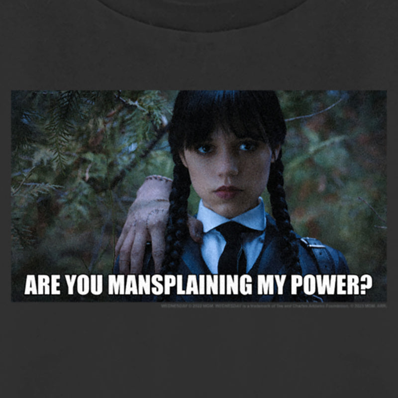 Women's Wednesday Are You Mansplaining my Power T-Shirt