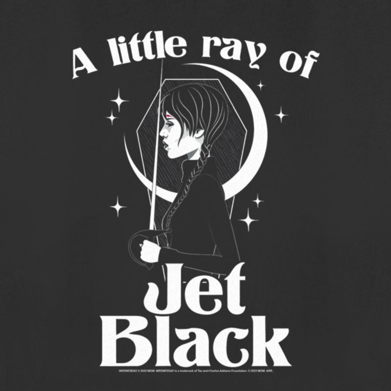 Women's Wednesday A Little Ray of Jet Black T-Shirt