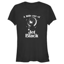 Junior's Wednesday A Little Ray of Jet Black T-Shirt