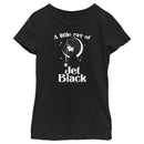 Girl's Wednesday A Little Ray of Jet Black T-Shirt