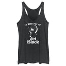 Women's Wednesday A Little Ray of Jet Black Racerback Tank Top