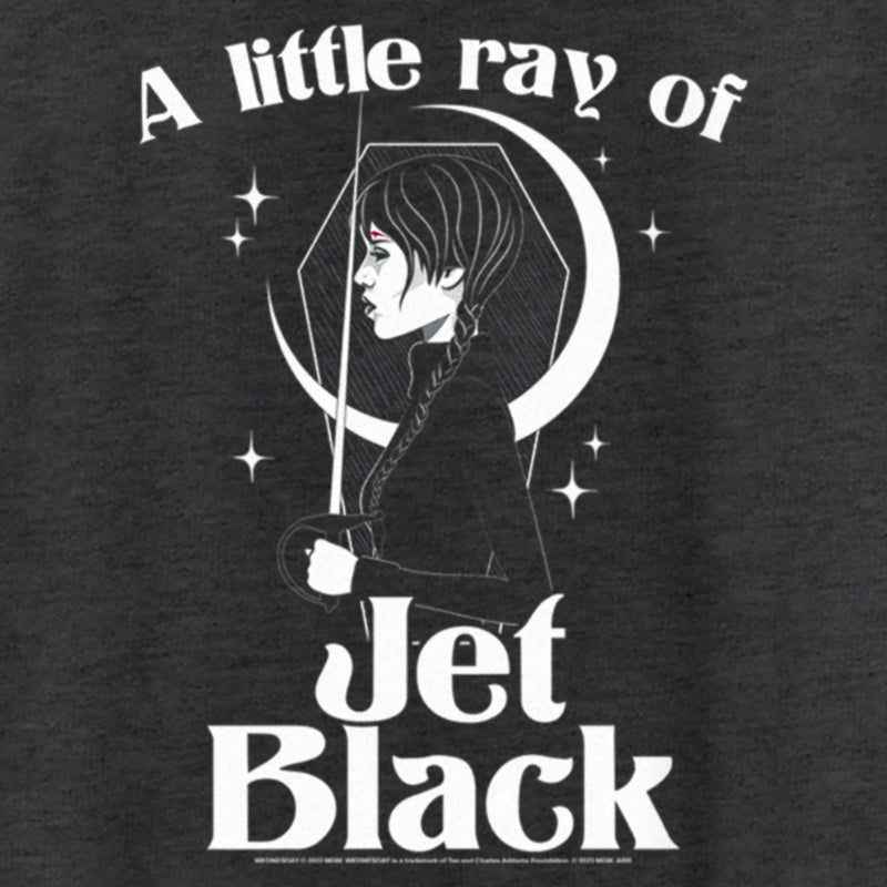 Women's Wednesday A Little Ray of Jet Black Racerback Tank Top