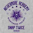 Men's Wednesday Nevermore Academy Nightshade Society T-Shirt