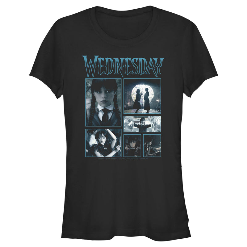 Junior's Wednesday Iconic Scenes T-Shirt