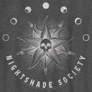 Boy's Wednesday Nightshade Society Distressed Logo T-Shirt