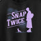 Junior's Wednesday Thing Snap Twice Racerback Tank Top