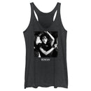 Women's Wednesday Black and White Dance Scene Racerback Tank Top