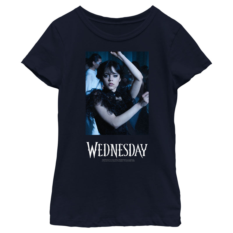 Girl's Wednesday Dance Scene Logo T-Shirt