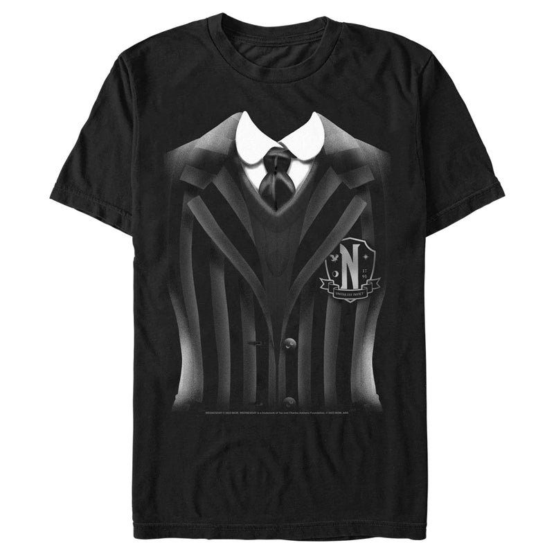 Men's Wednesday Nevermore Academy Uniform T-Shirt