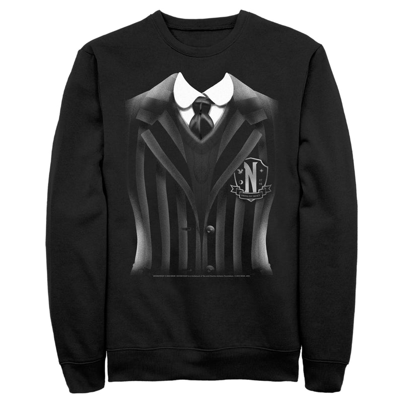 Men's Wednesday Nevermore Academy Uniform Sweatshirt