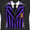 Women's Wednesday Nevermore Academy Uniform Purple T-Shirt