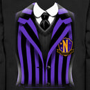 Men's Wednesday Nevermore Academy Uniform Purple Sweatshirt