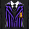 Men's Wednesday Nevermore Academy Uniform Purple Sweatshirt