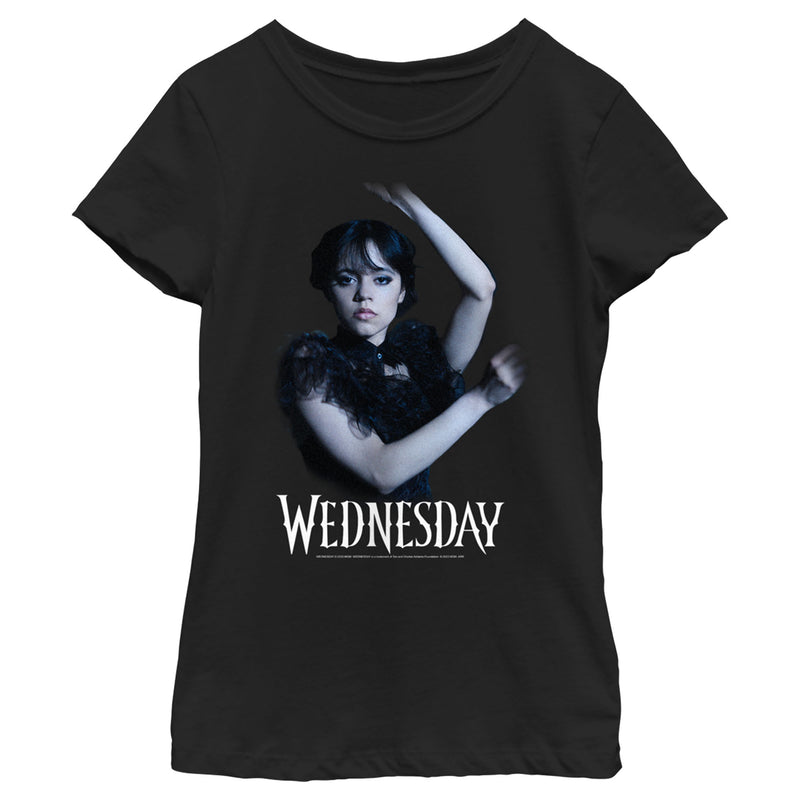 Girl's Wednesday Classic Dance Scene Logo T-Shirt