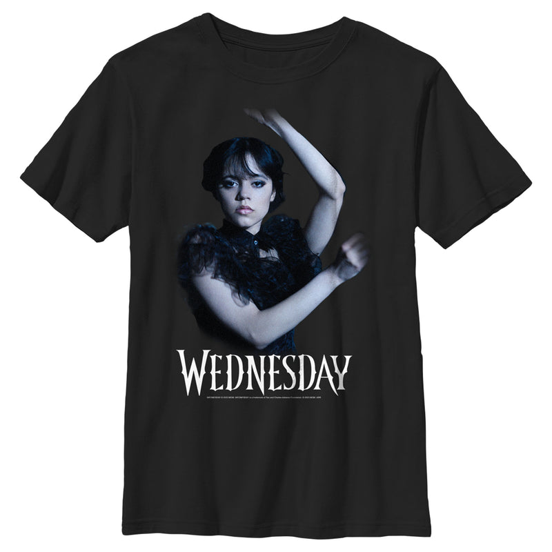 Boy's Wednesday Classic Dance Scene Logo T-Shirt