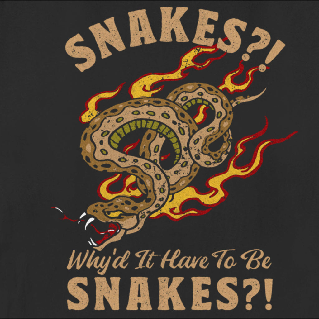 Women's Raiders of the Lost Ark Snakes Why'd It Have to be Snakes T-Sh ...