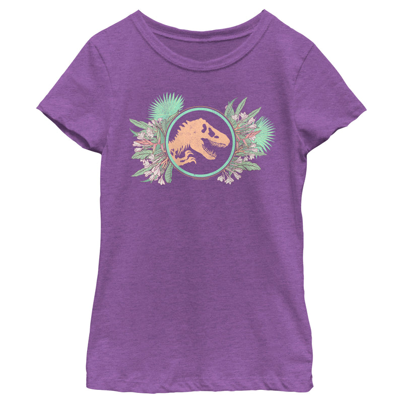 Girl's Jurassic World Easter T-Rex Eggnormous T-Shirt