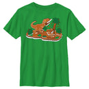 Boy's Jurassic World Gingerbread Dinosaur Island T-Shirt