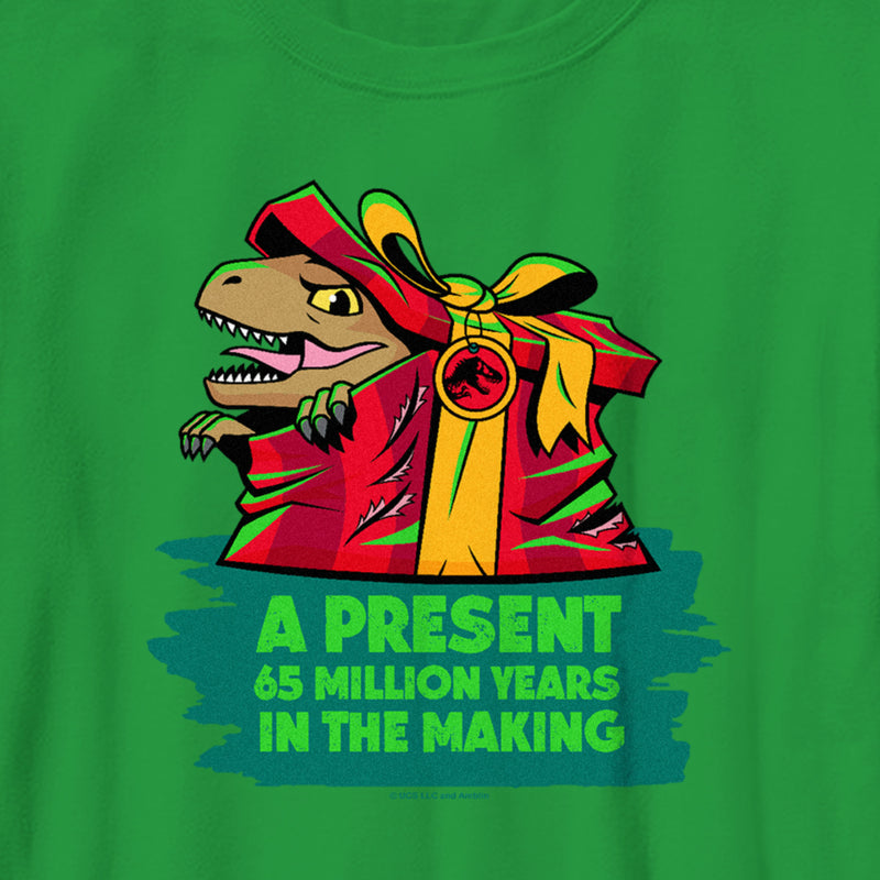 Boy's Jurassic World A Present Long in the Making T-Shirt