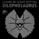 Junior's Jurassic World: Dominion Beware Venom Spitting Dilophosaurus T-Shirt