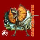 Women's Jurassic World: Dominion Dilophosaurus Dinosaur in the Wild T-Shirt