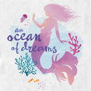 Men's The Little Mermaid Ariel Silhouette An Ocean of Dreams T-Shirt
