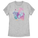 Women's The Little Mermaid Ariel Silhouette An Ocean of Dreams T-Shirt
