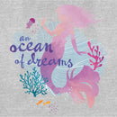 Women's The Little Mermaid Ariel Silhouette An Ocean of Dreams T-Shirt