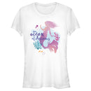 Junior's The Little Mermaid Ariel Silhouette An Ocean of Dreams T-Shirt