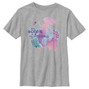 Boy's The Little Mermaid Ariel Silhouette An Ocean of Dreams T-Shirt