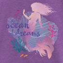 Girl's The Little Mermaid Ariel Silhouette An Ocean of Dreams T-Shirt