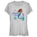Junior's The Little Mermaid Ariel an Ocean of Dreams Scene T-Shirt