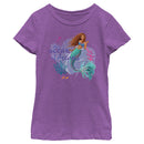 Girl's The Little Mermaid Ariel an Ocean of Dreams Scene T-Shirt