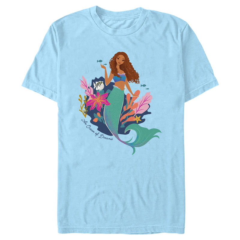 Men's The Little Mermaid Ariel An Ocean of Dreams T-Shirt