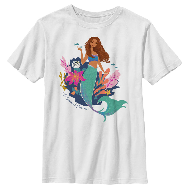 Boy's The Little Mermaid Ariel An Ocean of Dreams T-Shirt