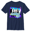 Boy's Backstreet Boys Band 90s Pop Grid T-Shirt