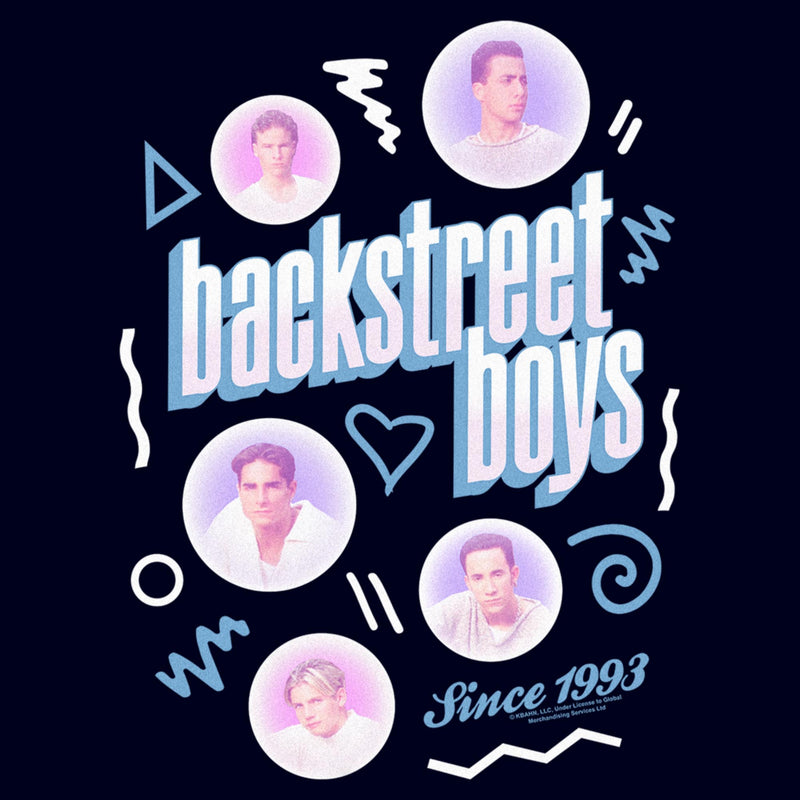 Men's Backstreet Boys Bubble Icons Doodle T-Shirt