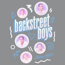 Men's Backstreet Boys Bubble Icons Doodle T-Shirt