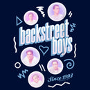 Boy's Backstreet Boys Bubble Icons Doodle T-Shirt