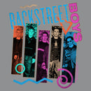 Junior's Backstreet Boys Color Photo Stripes T-Shirt