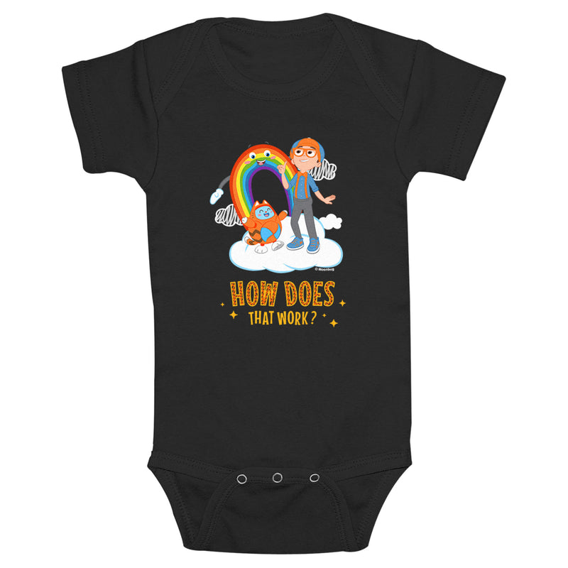 Infant's Blippi How Does That Work Onesie