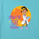 Girl's Blippi Meekah Imagine the Future T-Shirt