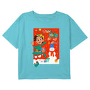 Girl's Blippi Meekah Snowy Magic All Around T-Shirt