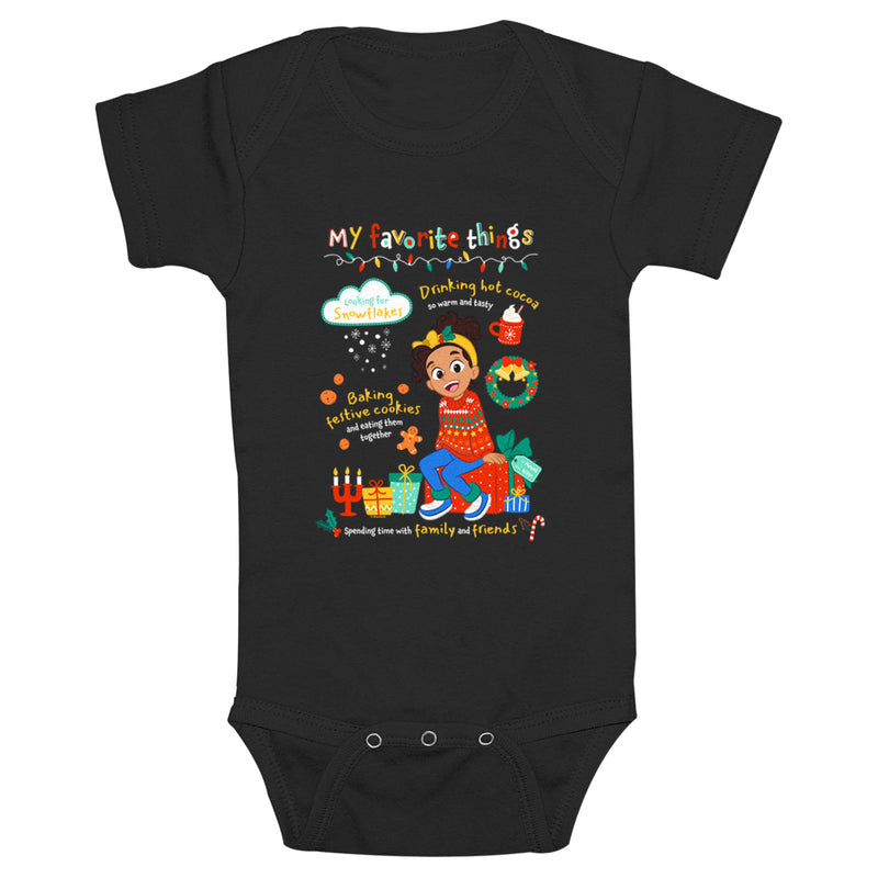 Infant's Blippi Christmas Favorite Things Onesie