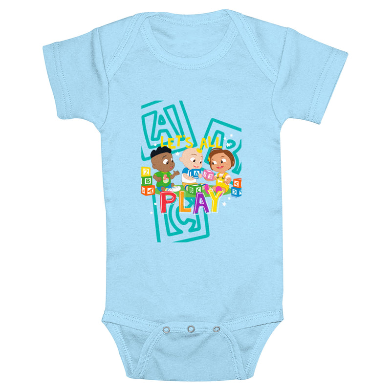Infant's CoComelon Let's All Play Onesie