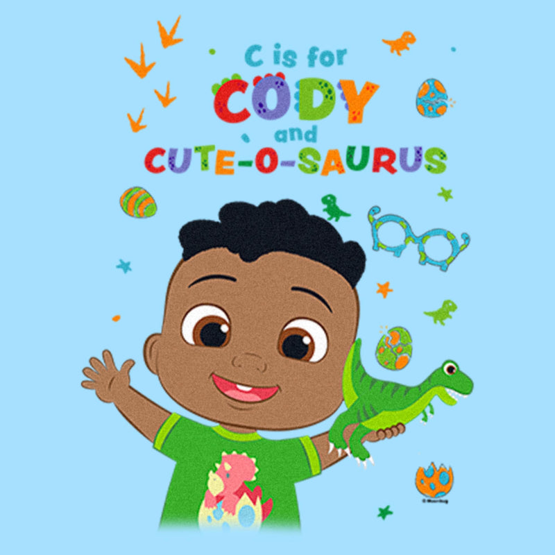 Infant's CoComelon C Is for Cody and Cute-O-Saurus Onesie